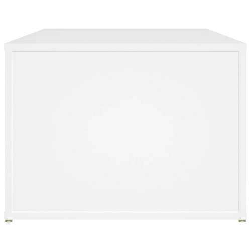 Stolić za kavu bijeli 100 x 50 x 36 cm od konstruiranog drva - Bijela 1 Cijena