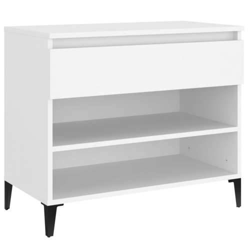 Ormarić za cipele bijeli 70 x 36 x 60 cm od konstruiranog drva - Bijela 1 Cijena