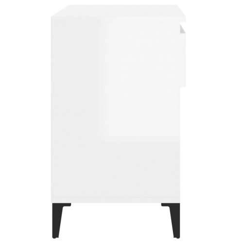 Ormarić za cipele sjajni bijeli 70x36x60 cm konstruirano drvo - Visoko sjajno bijela 1 Cijena