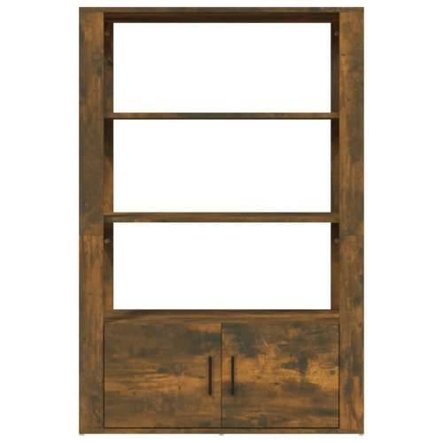 Komoda boja hrasta 80 x 30 x 119,5 cm od konstruiranog drva - Dimljeni hrast 1 Cijena