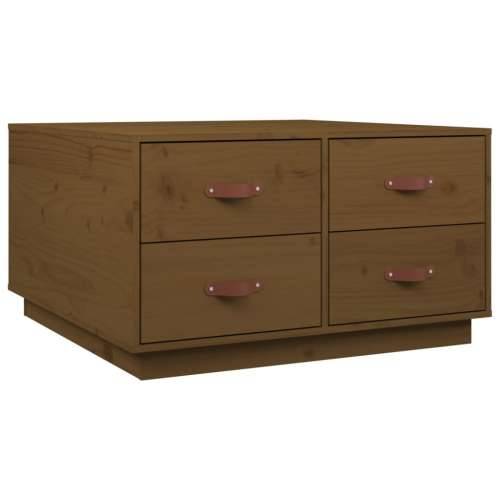 Stolić za kavu boja meda 80 x 80 x 45 cm od masivne borovine - boja meda 1 Cijena