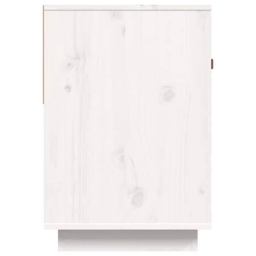 TV ormarić bijeli 90 x 40 x 60 cm od masivne borovine - Bijela 1 Cijena