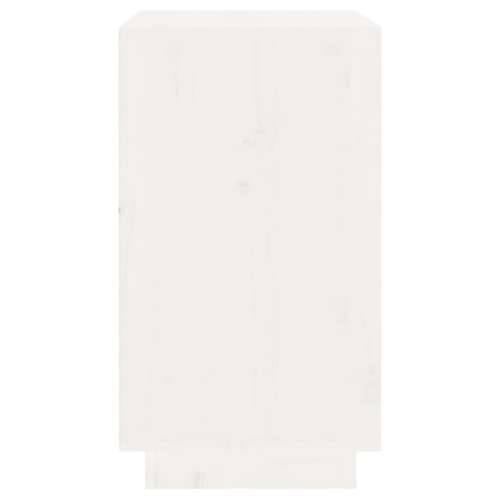 Ormarić za vino bijeli 55,5 x 34 x 61 cm od masivne borovine - Bijela 1 Cijena
