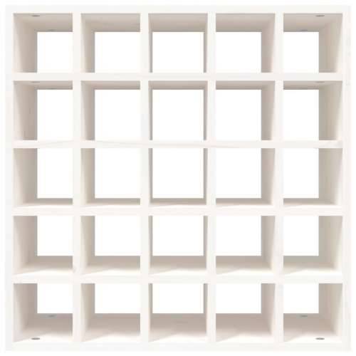 Ormarić za vino bijeli 56 x 25 x 56 cm od masivne borovine - Bijela 56 x 25 x 56 cm 1 s 25 rupa Cijena