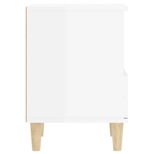 Noćni ormarići 2 kom visoki sjaj bijeli 40x35x50 cm - Visoko sjajno bijela 2 Cijena