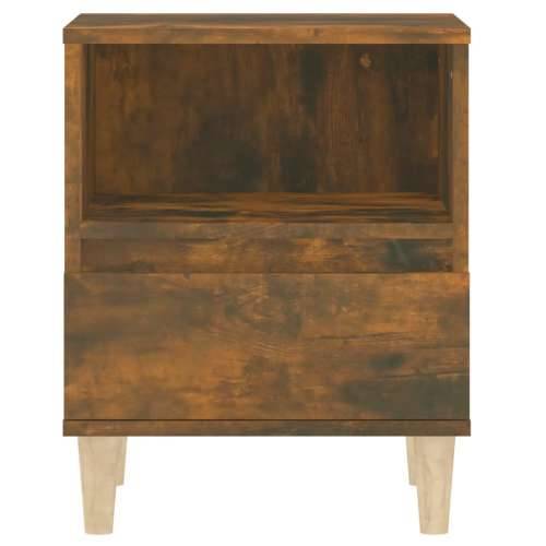 Noćni ormarići 2 kom boja dimljenog hrasta 40x35x50 cm - Dimljeni hrast 2 Cijena