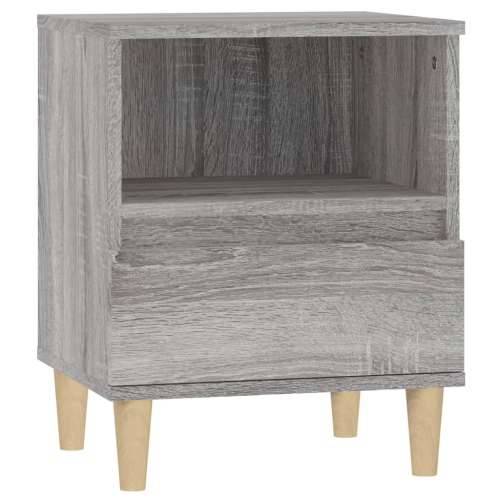 Noćni ormarići 2 kom boja dimljenog smeđi 40x35x50 cm - Sivi hrast sonoma 2 Cijena