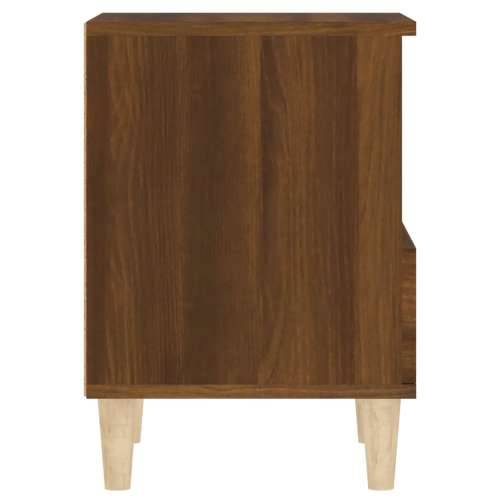 Noćni ormarići 2 kom boja dimljenog smeđi 40x35x50 cm - Smeđi hrast 2 Cijena