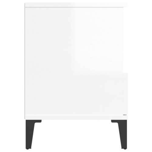 Noćni ormarići 2 kom visoki sjaj bijeli 40x35x50 cm - Visoko sjajno bijela 2 Cijena