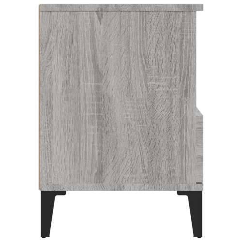 Noćni ormarići 2 kom boja dimljenog smeđi 40x35x50 cm - Sivi hrast sonoma 2 Cijena