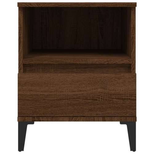 Noćni ormarići 2 kom boja dimljenog smeđi 40x35x50 cm - Smeđi hrast 2 Cijena