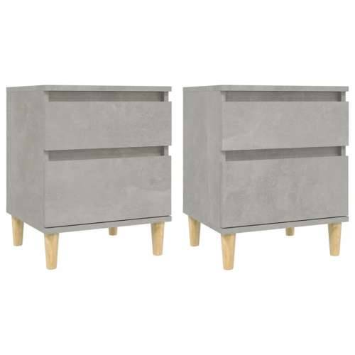 Noćni ormarići 2 kom siva boja betona 40x35x50 cm - Beton siva 2 1 Cijena