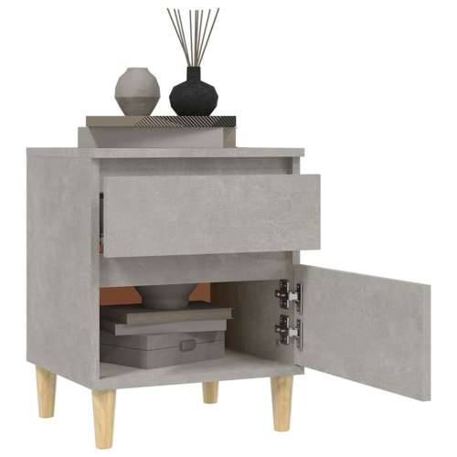 Noćni ormarići 2 kom siva boja betona 40x35x50 cm - Beton siva 2 1 Cijena