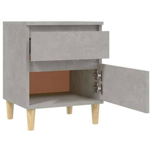Noćni ormarići 2 kom siva boja betona 40x35x50 cm - Beton siva 2 1 Cijena