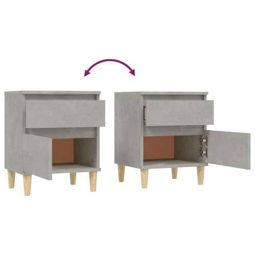 Noćni ormarići 2 kom siva boja betona 40x35x50 cm - Beton siva 2 1 Cijena