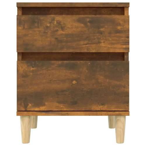 Noćni ormarići 2 kom boja dimljenog hrasta 40x35x50 cm - Dimljeni hrast 2 1 Cijena