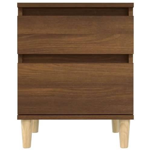 Noćni ormarići 2 kom boja dimljenog smeđi 40x35x50 cm - Smeđi hrast 2 1 Cijena
