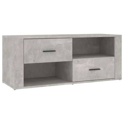 TV ormarić beton sivi 100 x 35 x 40 cm od konstruiranog drva - Beton siva 1 Cijena