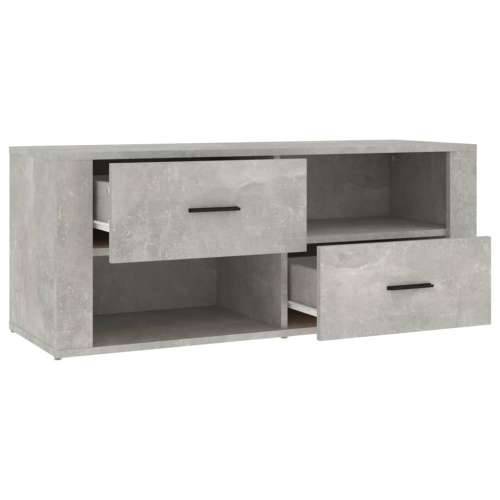TV ormarić beton sivi 100 x 35 x 40 cm od konstruiranog drva - Beton siva 1 Cijena