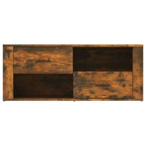 TV ormarić boja dimljenog hrasta 100x35x40 cm konstruirano drvo - Dimljeni hrast 1 Cijena