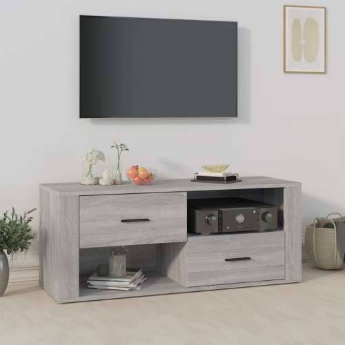TV ormarić boja hrasta sonome 100x35x40 cm konstruirano drvo - Sivi hrast sonoma 1 Cijena