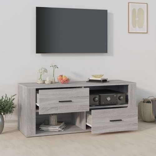 TV ormarić boja hrasta sonome 100x35x40 cm konstruirano drvo - Sivi hrast sonoma 1 Cijena