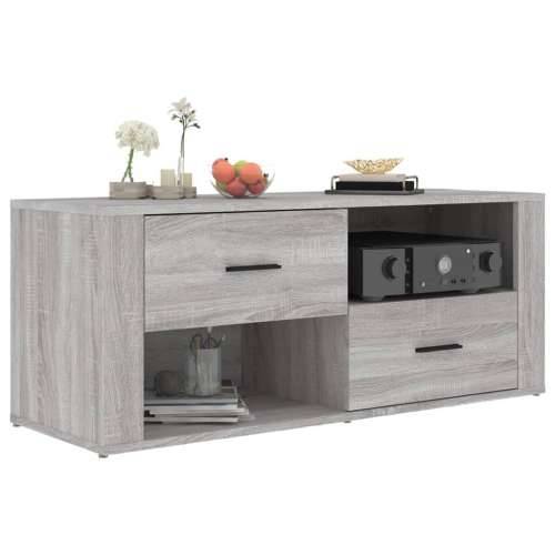 TV ormarić boja hrasta sonome 100x35x40 cm konstruirano drvo - Sivi hrast sonoma 1 Cijena