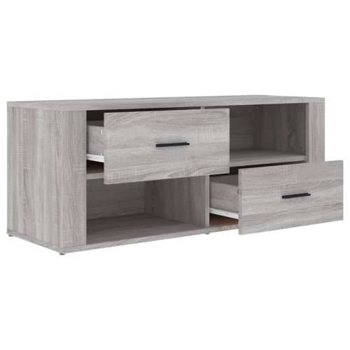 TV ormarić boja hrasta sonome 100x35x40 cm konstruirano drvo - Sivi hrast sonoma 1 Cijena