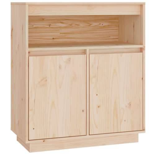 Komoda 70 x 34 x 80 cm od masivne borovine - Prirodna 1 Cijena