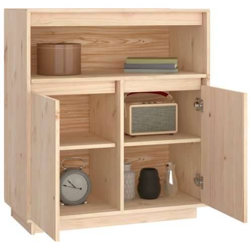Komoda 70 x 34 x 80 cm od masivne borovine - Prirodna 1 Cijena