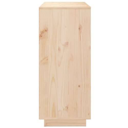 Komoda 70 x 34 x 80 cm od masivne borovine - Prirodna 1 Cijena