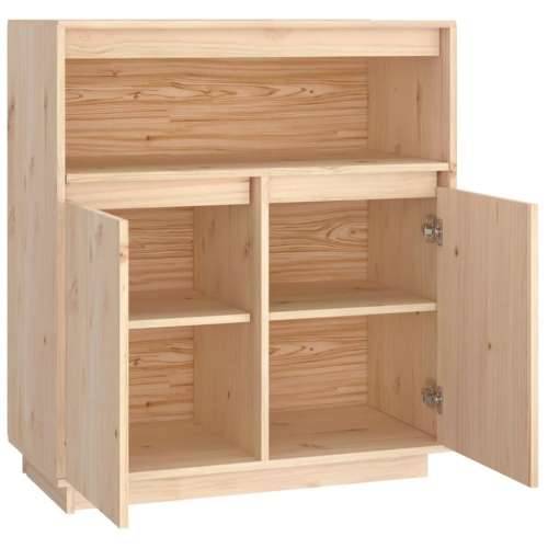 Komoda 70 x 34 x 80 cm od masivne borovine - Prirodna 1 Cijena