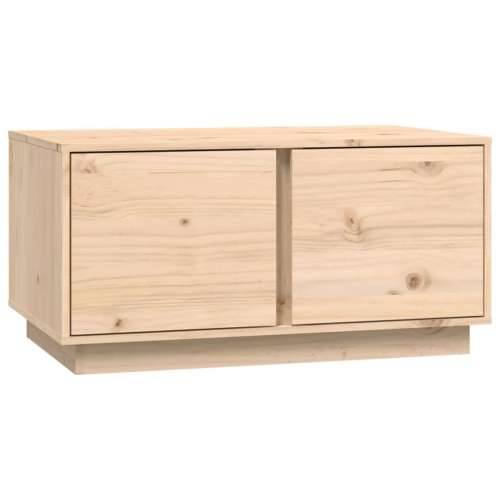 Stolić za kavu 80 x 50 x 40 cm od masivne borovine - Prirodna 1 Cijena