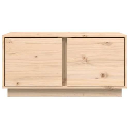 Stolić za kavu 80 x 50 x 40 cm od masivne borovine - Prirodna 1 Cijena