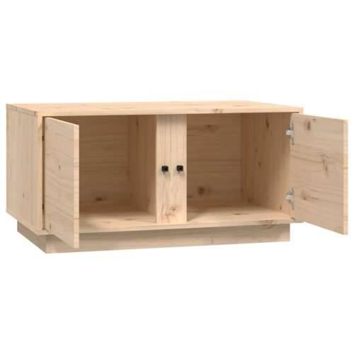 Stolić za kavu 80 x 50 x 40 cm od masivne borovine - Prirodna 1 Cijena