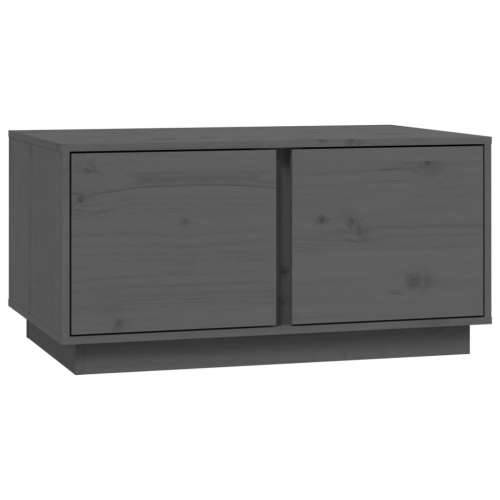 Stolić za kavu sivi 80x50x40 cm od masivne borovine - Siva 1 Cijena