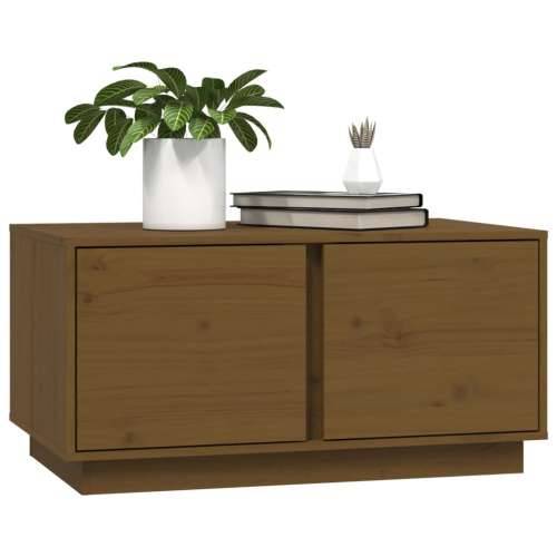 Stolić za kavu boja meda 80x50x40 cm od masivne borovine - boja meda 1 Cijena