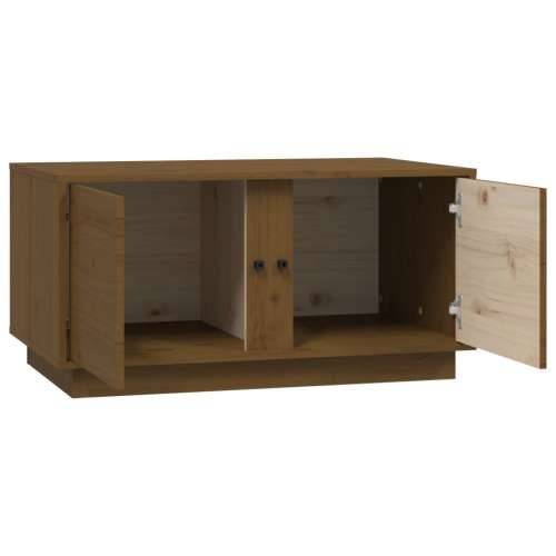 Stolić za kavu boja meda 80x50x40 cm od masivne borovine - boja meda 1 Cijena