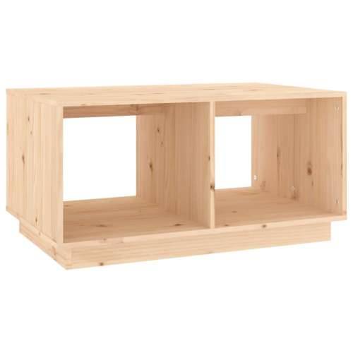 Stolić za kavu 80 x 50 x 40 cm od masivne borovine - Prirodna 1 Cijena