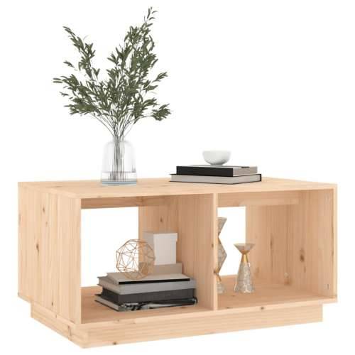Stolić za kavu 80 x 50 x 40 cm od masivne borovine - Prirodna 1 Cijena