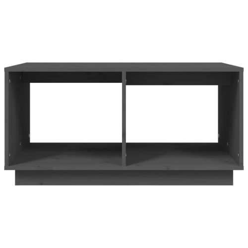 Stolić za kavu sivi 80x50x40 cm od masivne borovine - Siva 1 Cijena