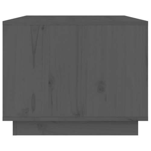 Stolić za kavu sivi 80x50x40 cm od masivne borovine - Siva 1 Cijena