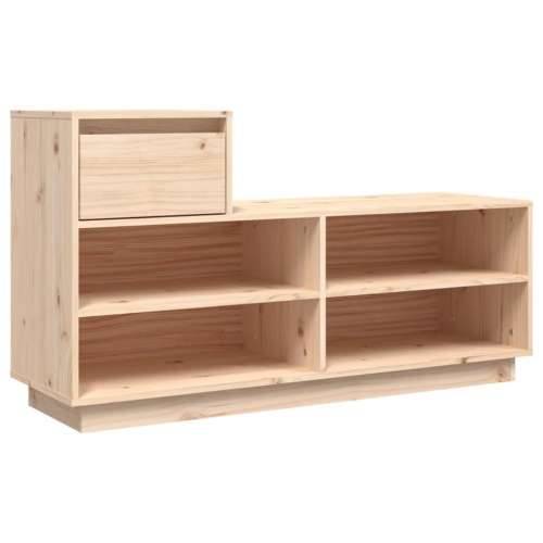 Ormarić za cipele 110 x 34 x 61 cm od masivne borovine - Prirodna 1 Cijena