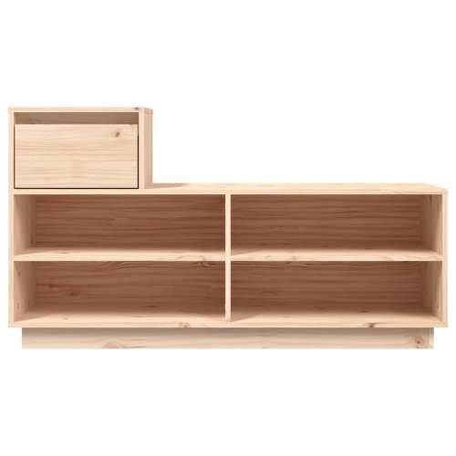 Ormarić za cipele 110 x 34 x 61 cm od masivne borovine - Prirodna 1 Cijena