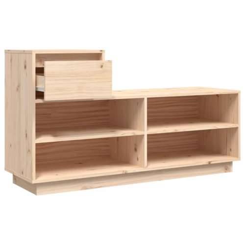 Ormarić za cipele 110 x 34 x 61 cm od masivne borovine - Prirodna 1 Cijena