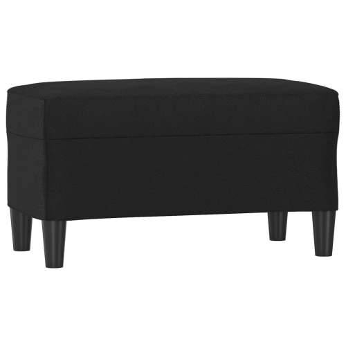 Klupa crna 70 x 35 x 41 cm od umjetne kože - Crna 70 x 35 x 41 cm Cijena