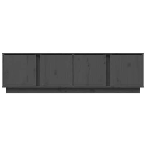 TV ormarić sivi 140 x 40 x 40 cm od masivne borovine - Siva 1 Cijena