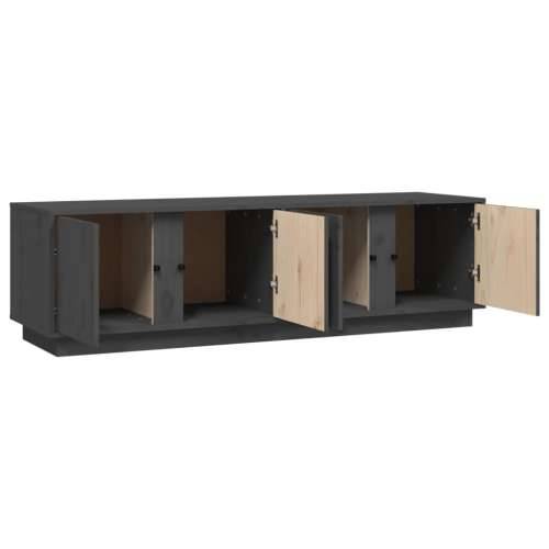 TV ormarić sivi 140 x 40 x 40 cm od masivne borovine - Siva 1 Cijena