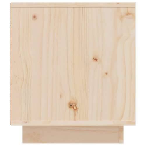 TV ormarić 110 x 35 x 40,5 cm od masivne borovine - Prirodna 1 Cijena