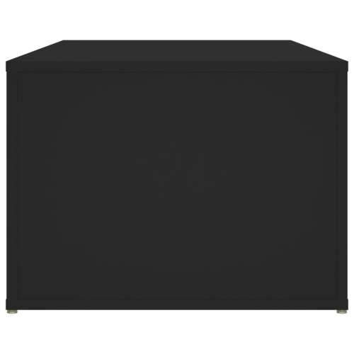 Stolić za kavu crni 100 x 50 x 36 cm od konstruiranog drva - Crna 1 Cijena